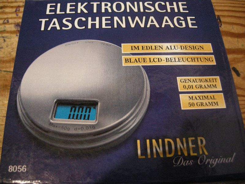 (afbeelding voor) Lindner Weegschaal met 2 cijfers achter de komma