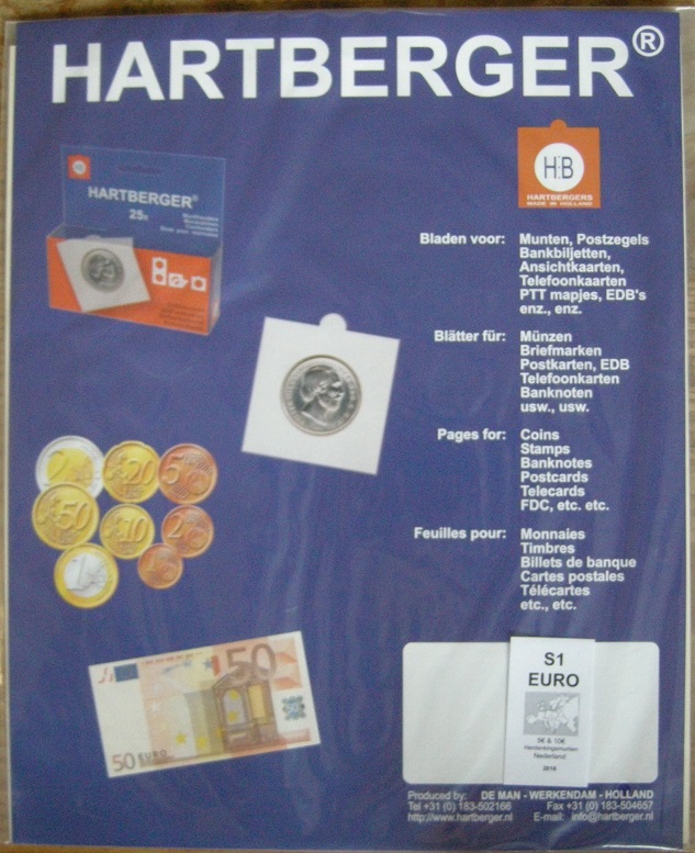 (afbeelding voor) Bladen voor de 5+10 euromunten Nederland 2018