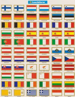 (afbeelding voor) Vlaggen stikker set van Leuchtturm