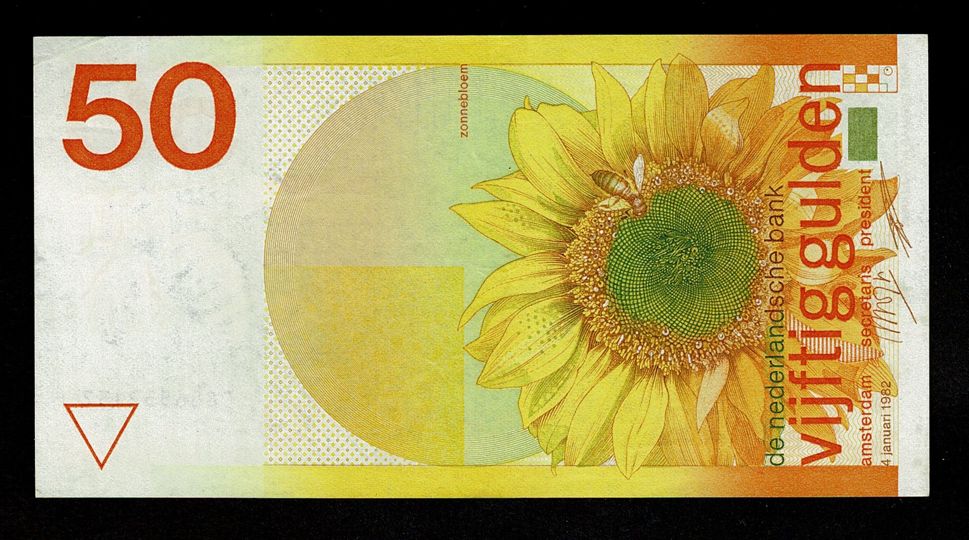 (afbeelding voor) 50,00 Gld Biljet 1982