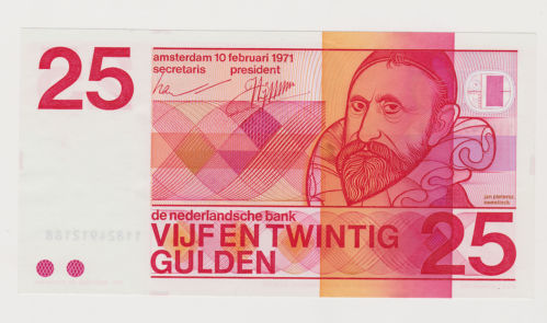 (afbeelding voor) 25 Gulden 1971 UNC Sweelinck 84-2