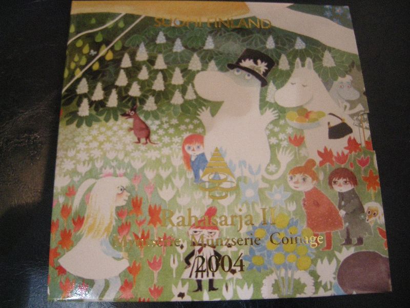 (afbeelding voor) BU set Finland 2004 Moomin Type 3 - snufkin