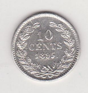(afbeelding voor) 10 cent 1895 ZF+