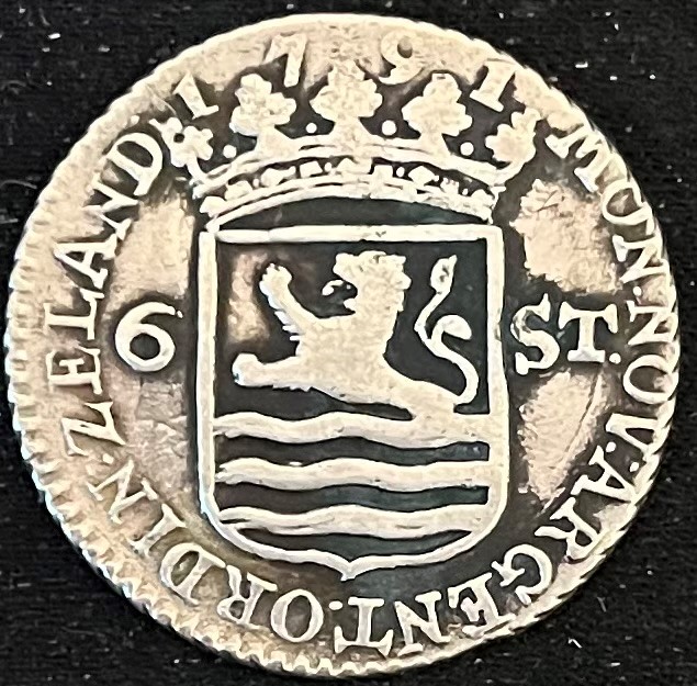 (afbeelding voor) Scheepjesschelling Zeeland 1791 ZF-