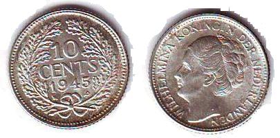 (afbeelding voor) 10 Cent 1945 FDC