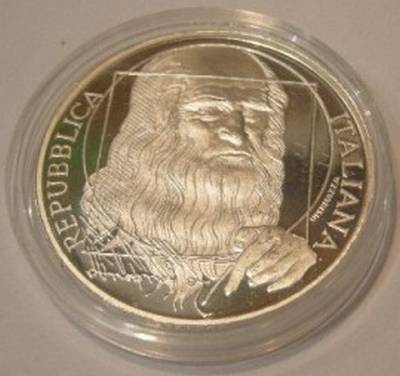 (afbeelding voor) 10 Euro Italië Leonardo da Vinci