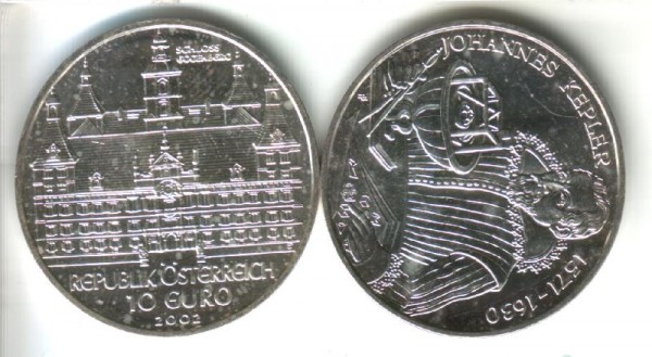 (afbeelding voor) 10 Euromunt Oostenrijk 2002 UNC Schloss Eggenberg