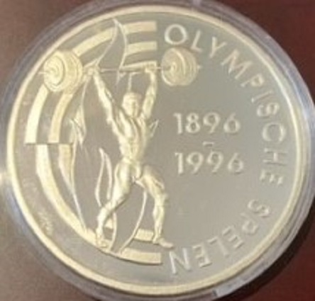 (afbeelding voor) 25 gulden 1996 Nederlandse Antillen Proof in capsule