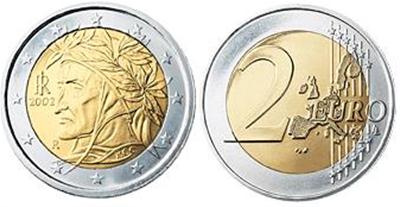 (afbeelding voor) Italie 2 Euro 2002 UNC