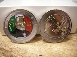 (afbeelding voor) 2 Euromunt Italië 2010 in Colour Cavour