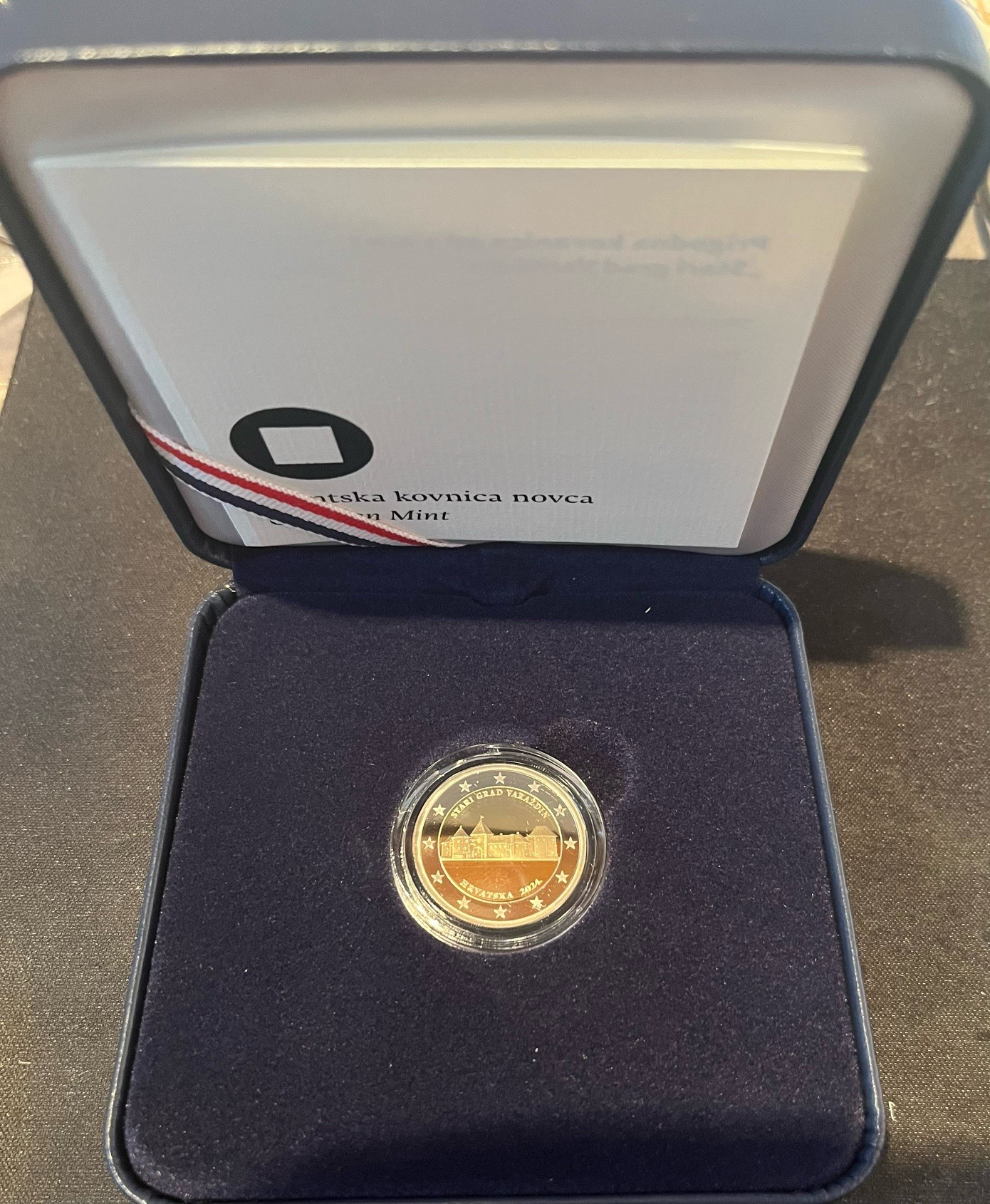 (afbeelding voor) 2 Euromunt Kroatie 2024 Proof in cassette