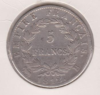 5 Francs 1812 ZF/ZF+
