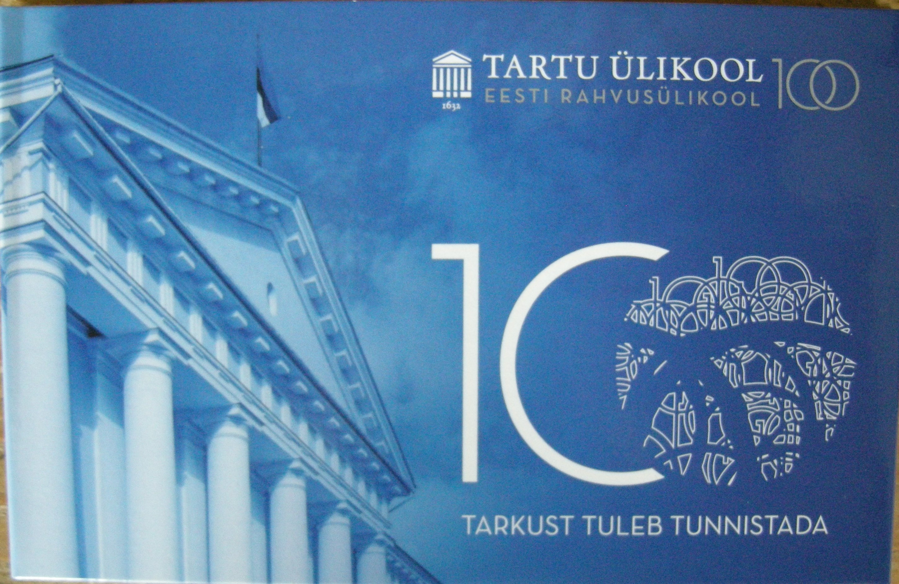 (afbeelding voor) 2 euromunt Estland 2019 Universiteit Tartu in coincard