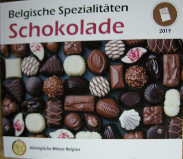 (afbeelding voor) BU set World Money Fair Belgie 2019 Chocolade