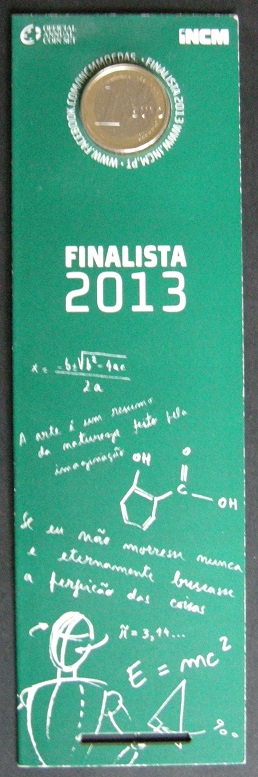 (afbeelding voor) 1 Euromunt Portugal 2013 in blister