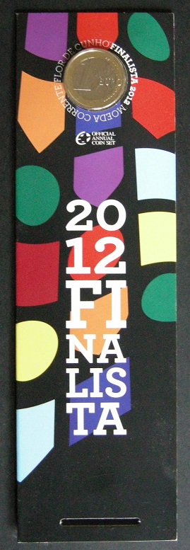 (afbeelding voor) 1 Euromunt Portugal 2012 in blister