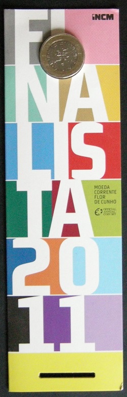 (afbeelding voor) 1 Euromunt Portugal 2011 in blister