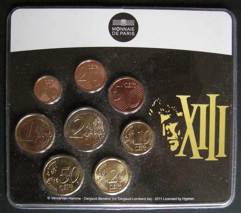(afbeelding voor) BU set Frankrijk 2011 STRIP XIII oplage 500 sets