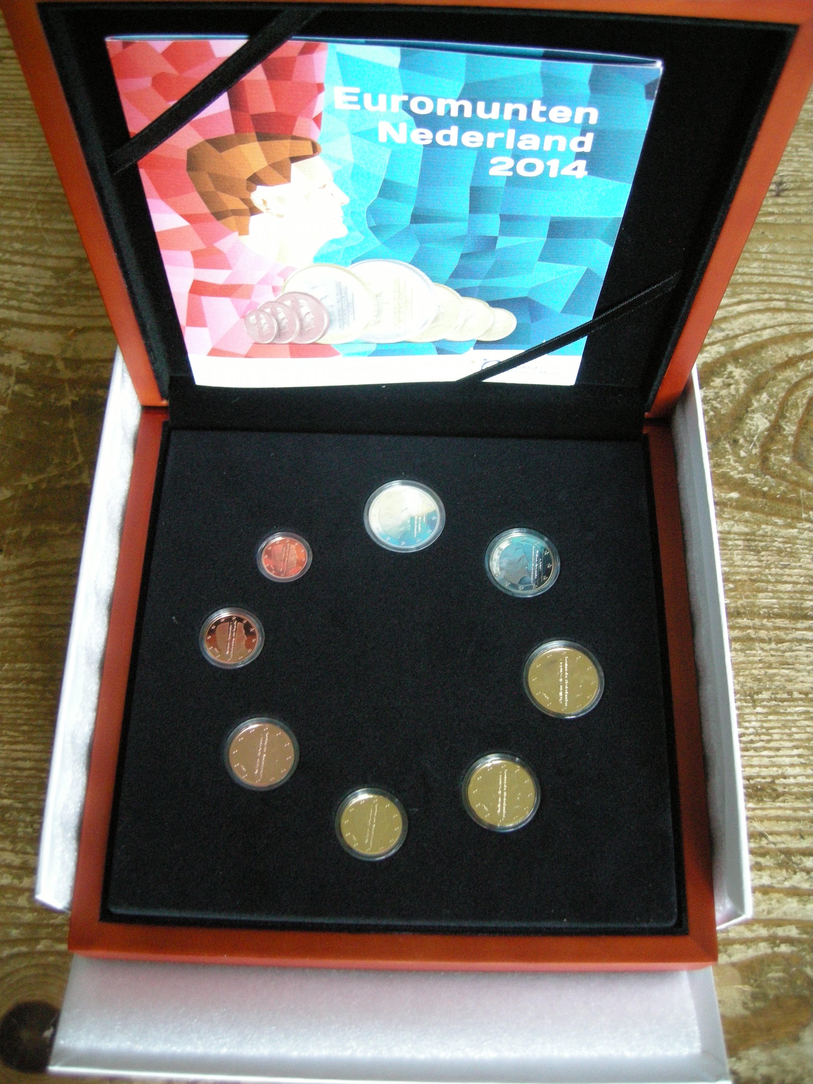 (afbeelding voor) Proofset Nederland 2014 met eerste euromunten Willem Alexander