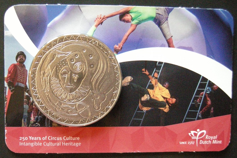(afbeelding voor) Coincard 250 jaar Circus cultuur 2020
