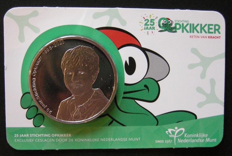 (afbeelding voor) Coincard 25 Jaar stichting Opkikker 2020
