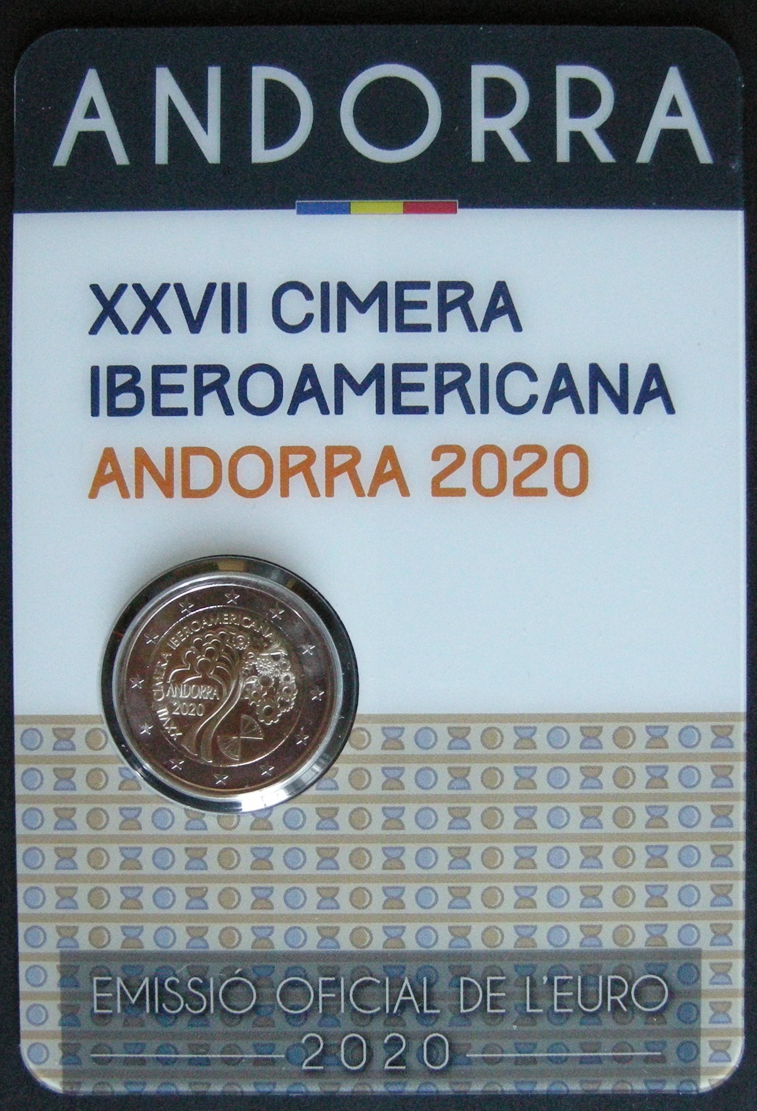 (afbeelding voor) 2 euromunt 2020 - Ibero conferentie in blister