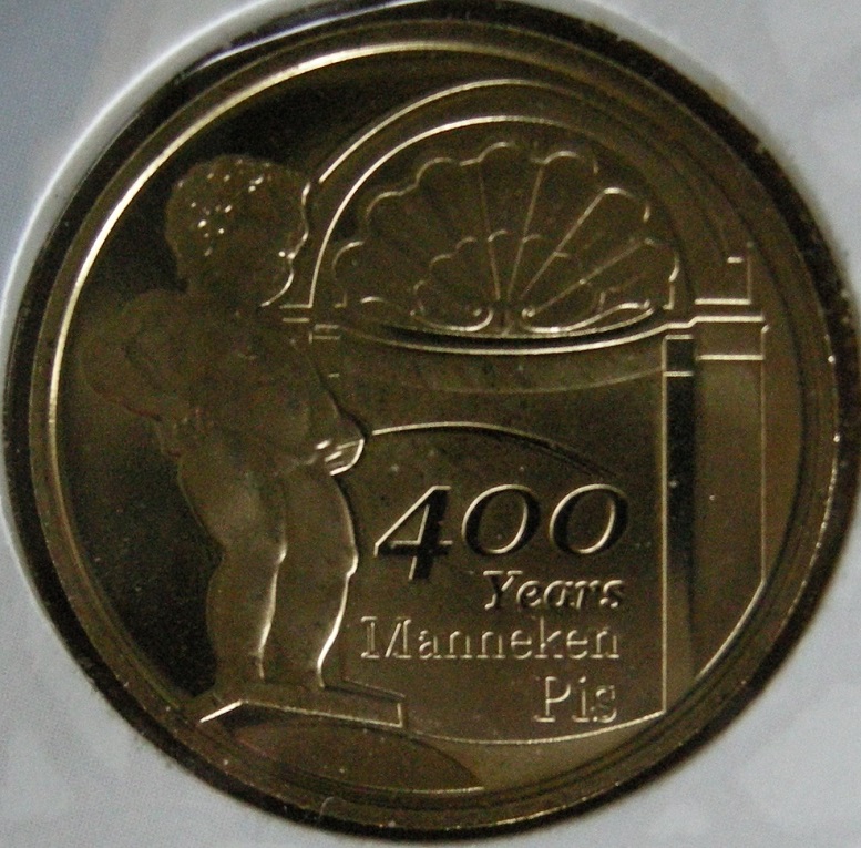 (afbeelding voor) 2,5 Euro Belgie 2019 Manneke Pis los