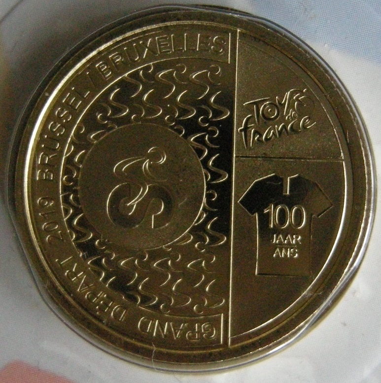 (Bild für) 2,5 Euro Belgie 2019 Grand Depart Brussel los