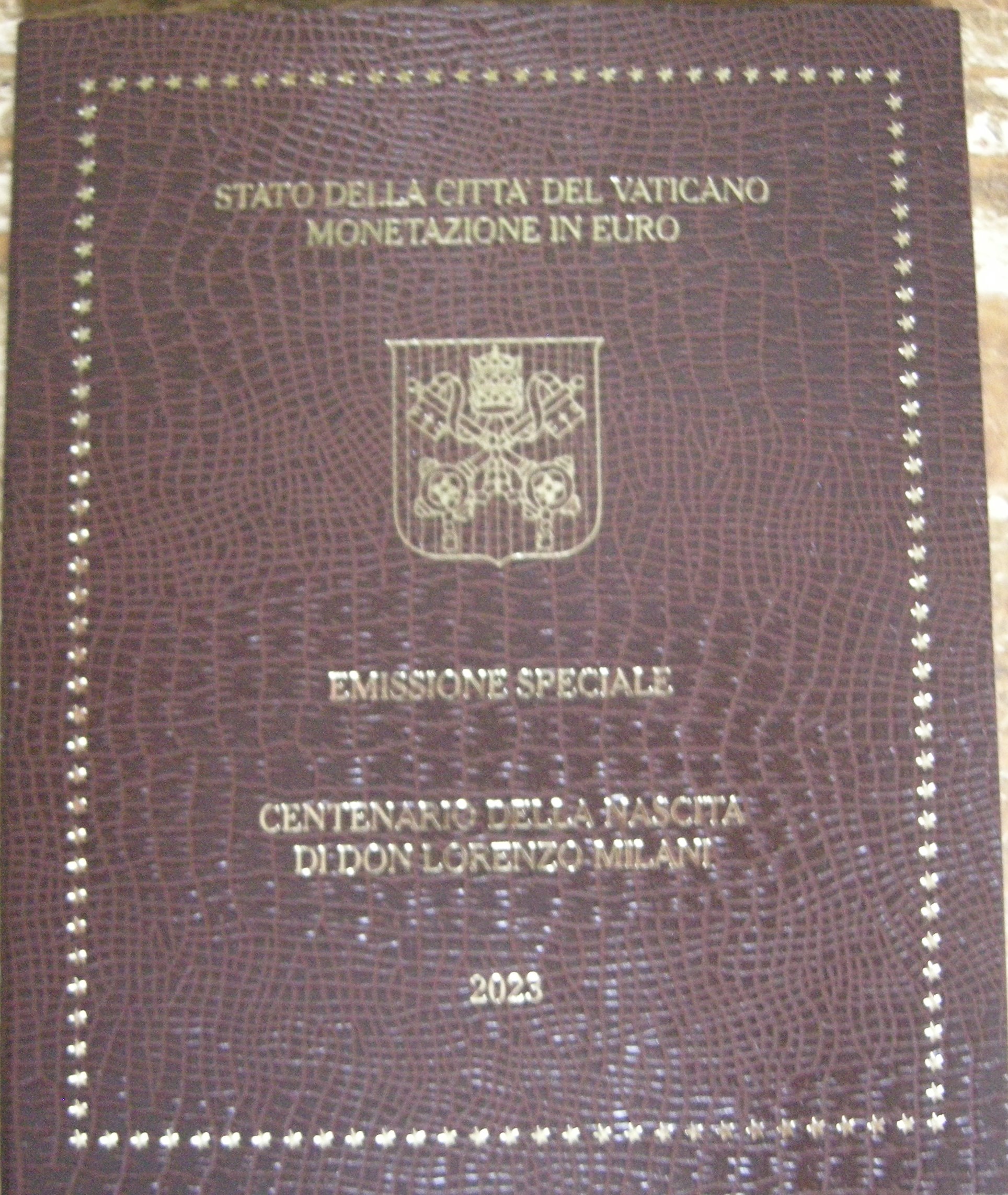 (afbeelding voor) Vaticaan BU set 2023 - inclusief 5 euro - 9 munten