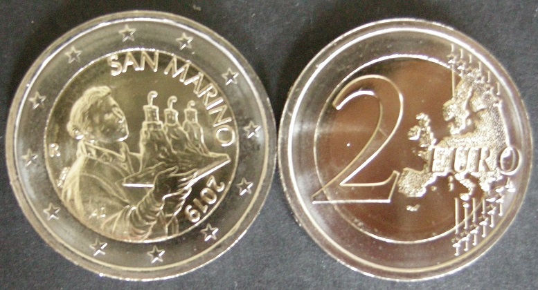 (afbeelding voor) San Marino 2 Euromunt 2019 UNC