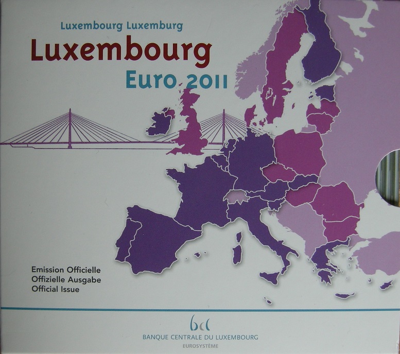 (afbeelding voor) BU Set Luxemburg 2011. Oplage slechts 7500 stuks