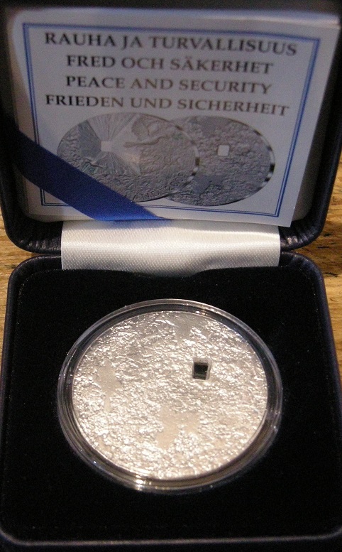 (afbeelding voor) 20 Euromunt Finland 2009 Vrede en Veiligheid PROOF in cassette