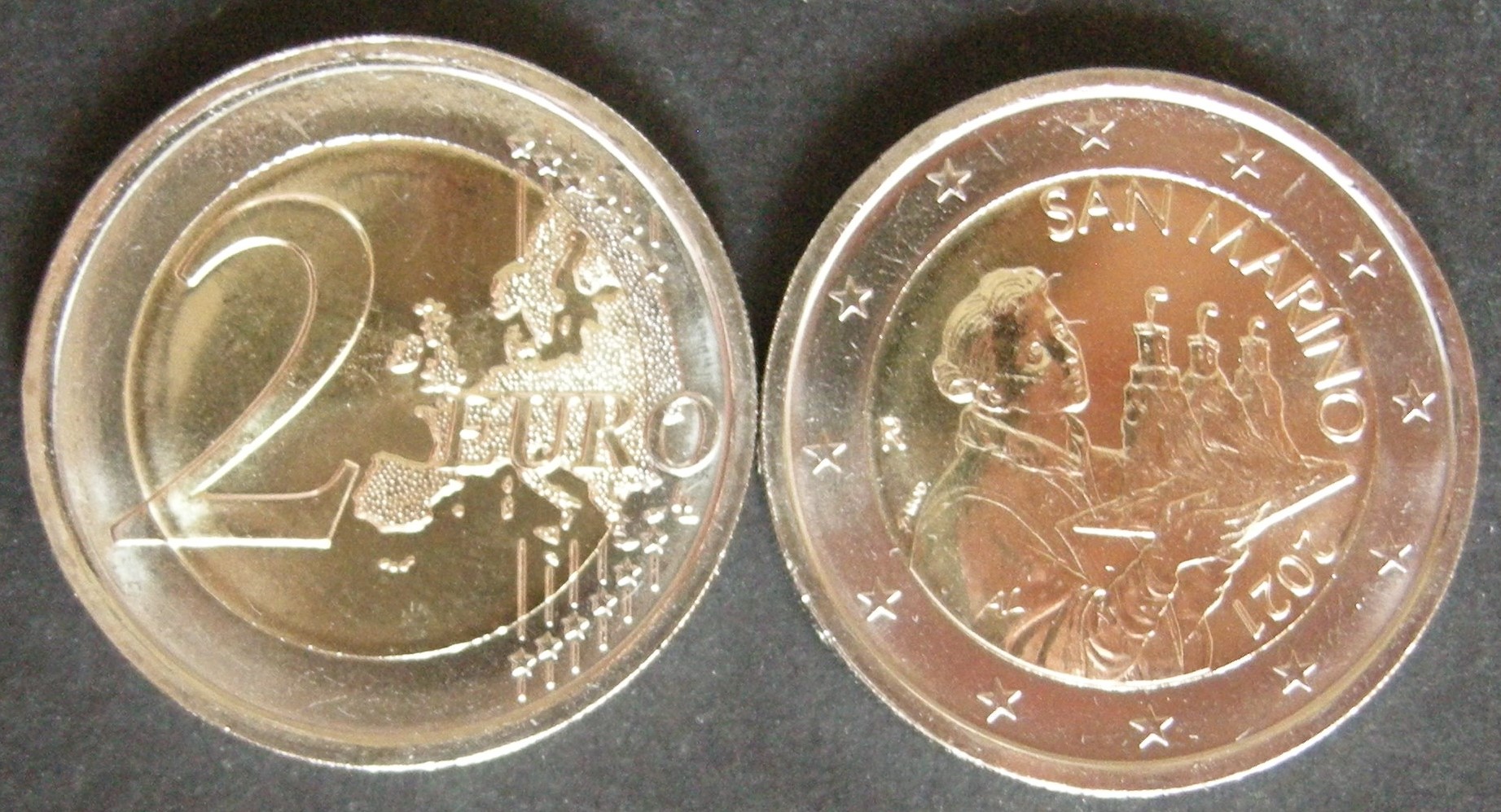 (afbeelding voor) San Marino 2 euromunt 2021 UNC