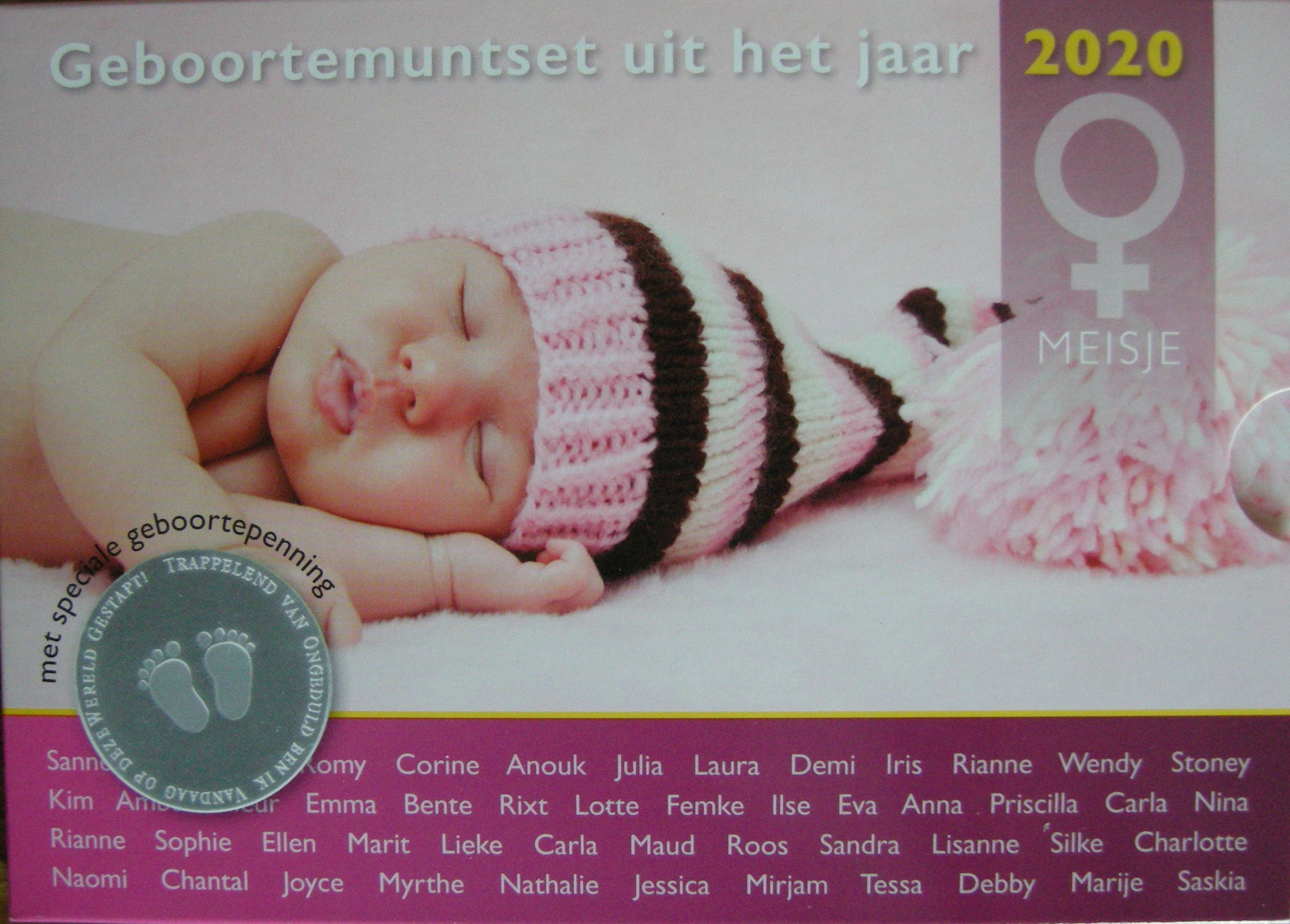 (afbeelding voor) Babyset Nederland meisje 2020 BU met penning