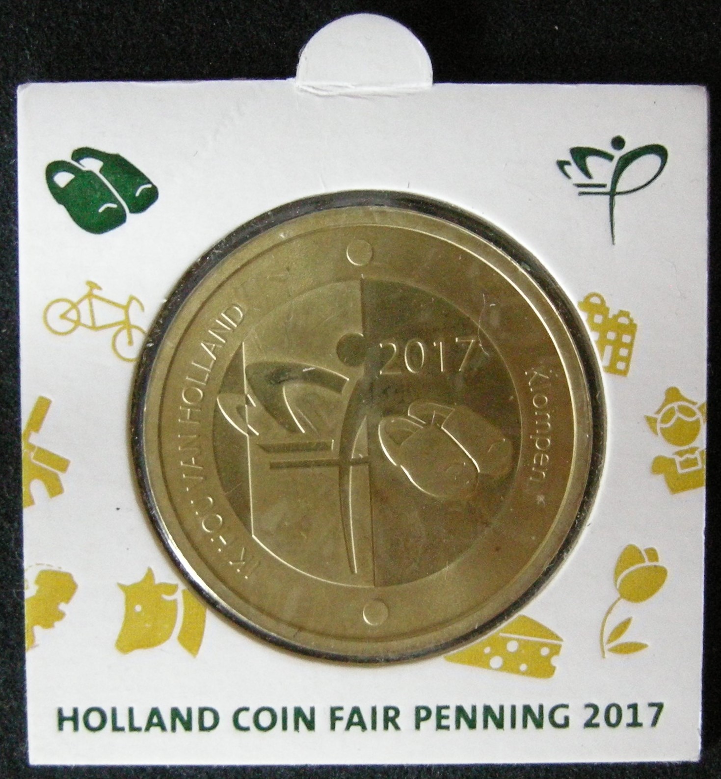 (afbeelding voor) Holland Coin Fair penning KNM 2017 in KNM munthouder