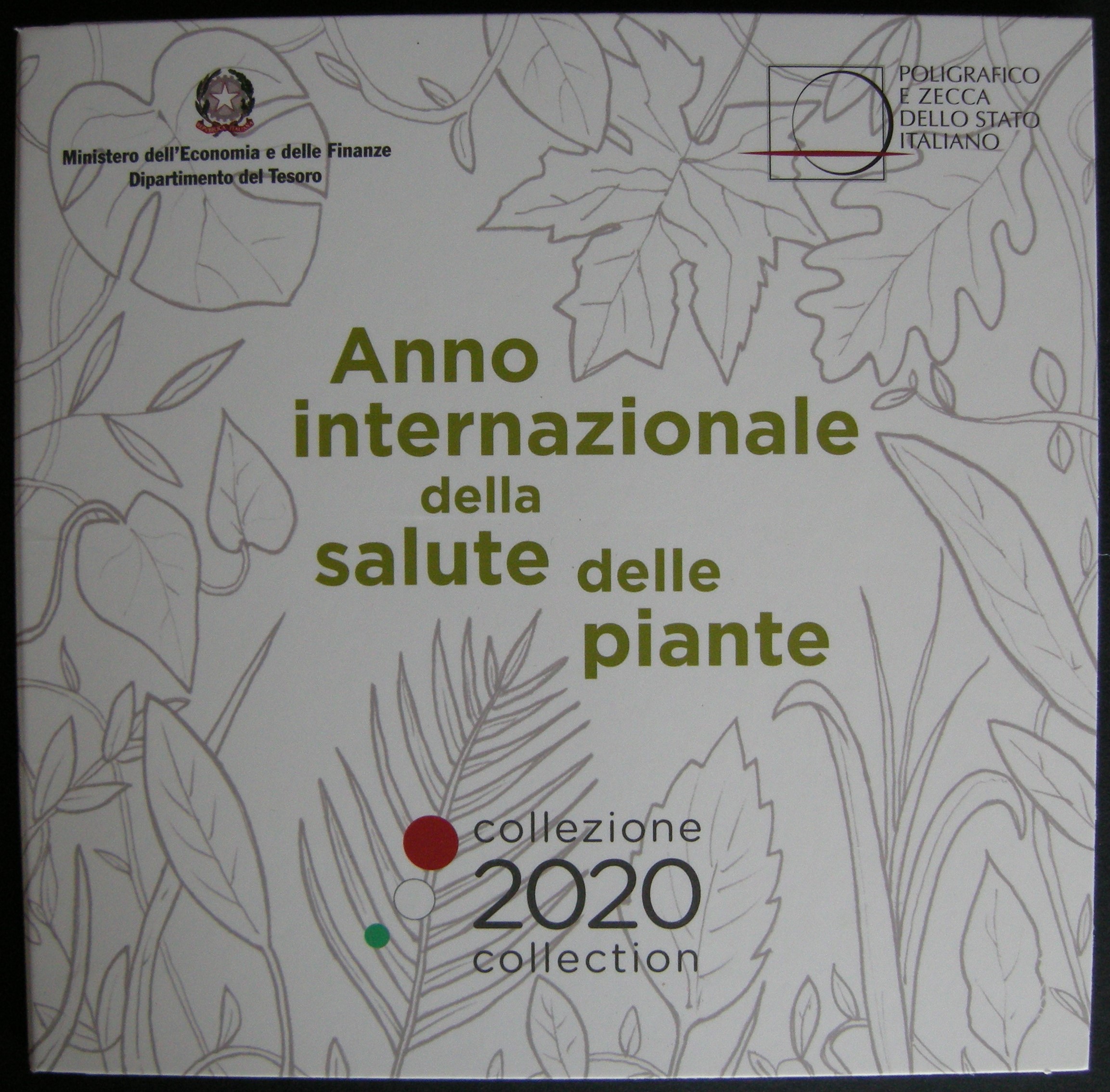 (afbeelding voor) BU set Italy 2020 - 5 Euro zilver - 9 munten