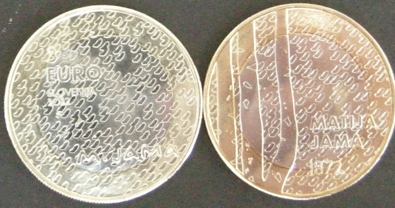 (afbeelding voor) 3 Euromunt Slovenie 2022 UNC