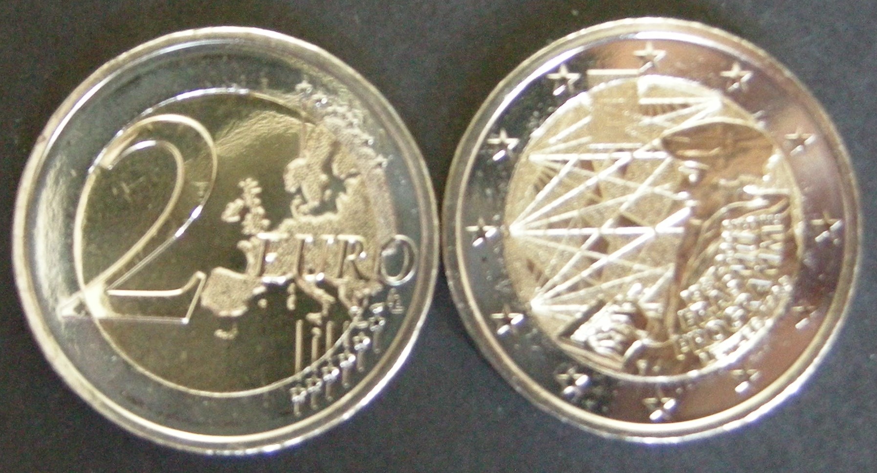 (afbeelding voor) 2 Euromunt Luxemburg 2022 - Erasmus UNC