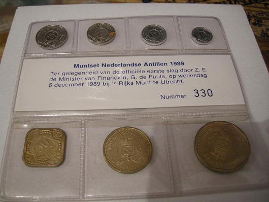 (afbeelding voor) De Muntset Nederlandse Antillen 1989