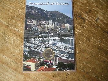 (afbeelding voor) 1 Euromunt Monaco 2007 in Blisterverpakking
