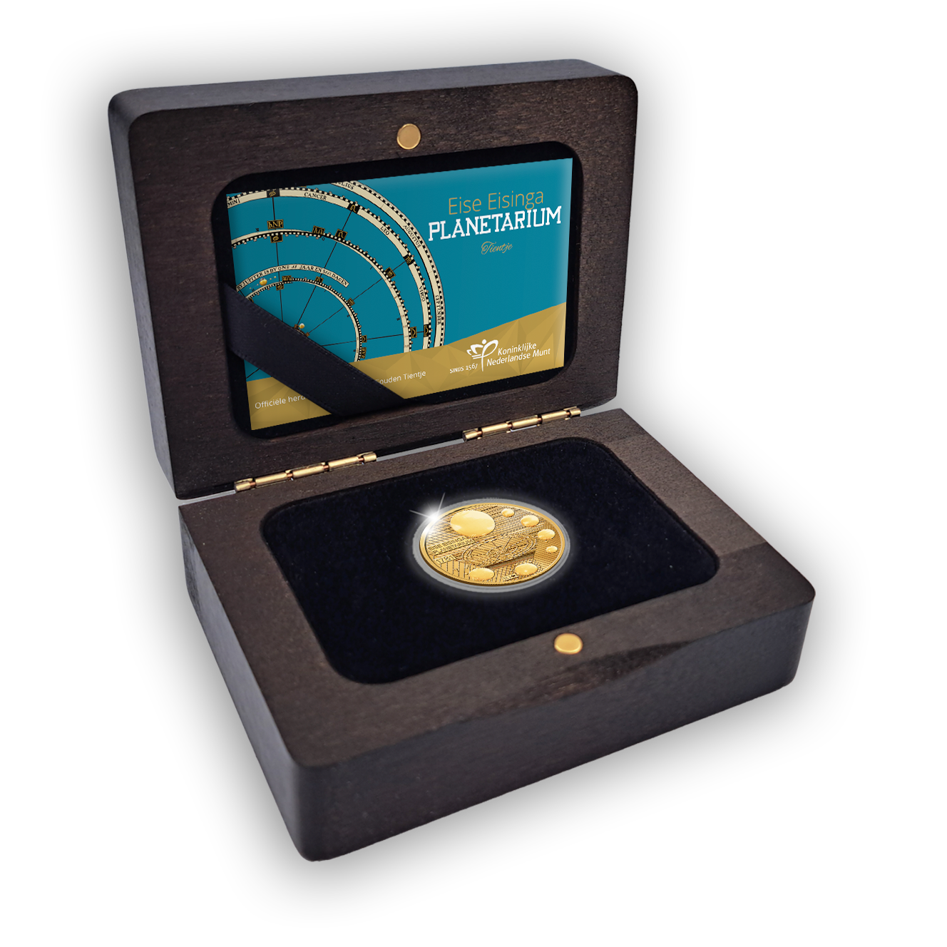 (afbeelding voor) Nederland Eise Eisinga Planetarium 2026 Gouden Tientje in cassette