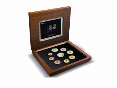 (afbeelding voor) Proofset Nederland 2011 met de Erasmus 2 euro Proof