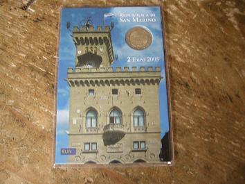 (afbeelding voor) 2 euromunt 2005 SanMarino UNC