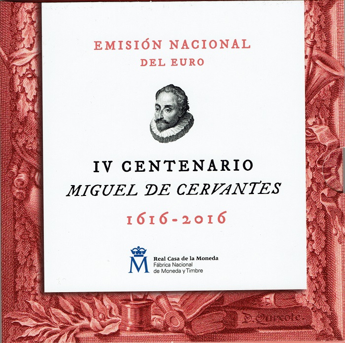 (afbeelding voor) BU set Spanje 2016 met 2 x 2 euromunt