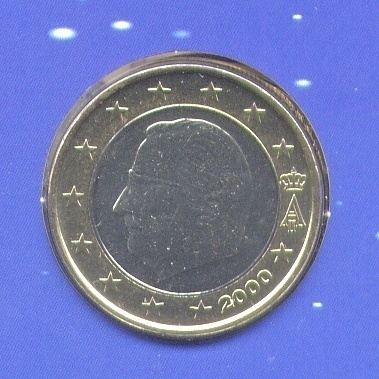 (afbeelding voor) 1 Euromunt België 2000 UNC