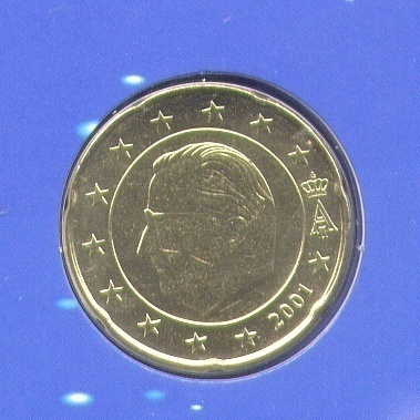 (afbeelding voor) 20 Cent 2001 UNC