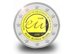 (afbeelding voor) 2 Euromunt België 2010 UNC