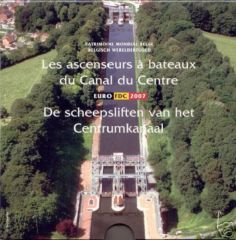 (afbeelding voor) BU set België 2007 met gekleurde penning