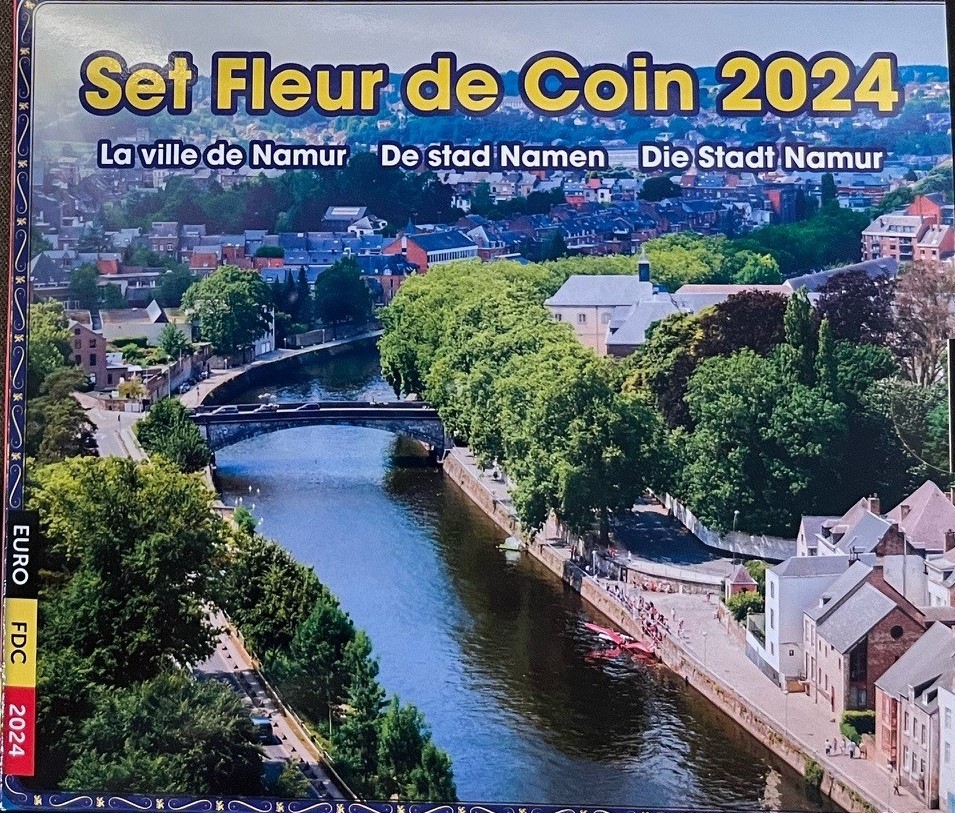 BU set Belgie 2024 ( set van 10 munten ) met 2 x 2,5 euromunt