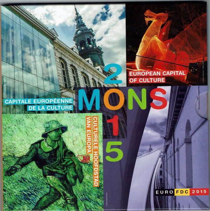 (afbeelding voor) BU set Belgie 2015 MONS